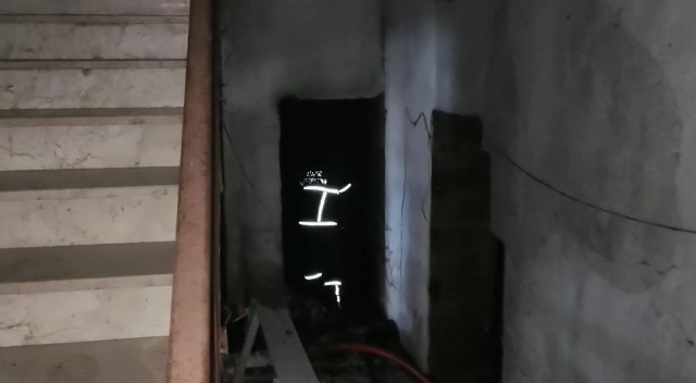Rize'de 7 katlı binada yangın çıktı