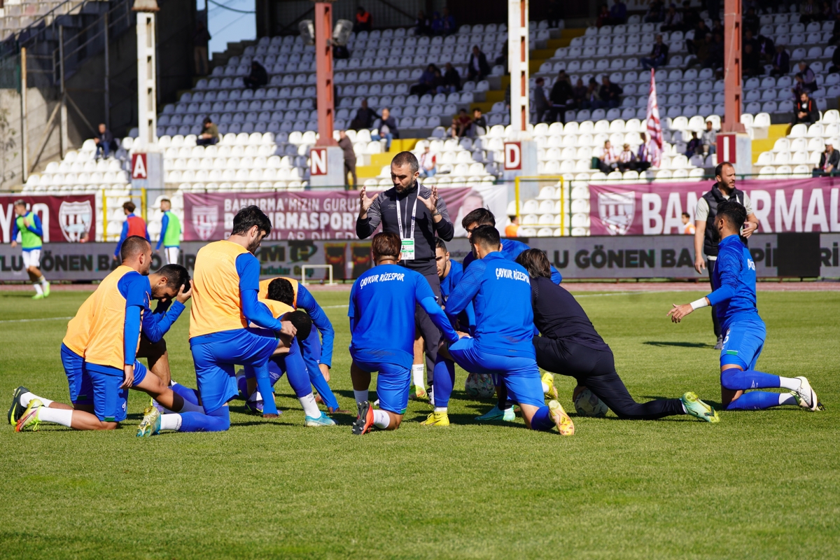 Bandırmaspor-Çaykur Rizespor maçı fotoğrafları