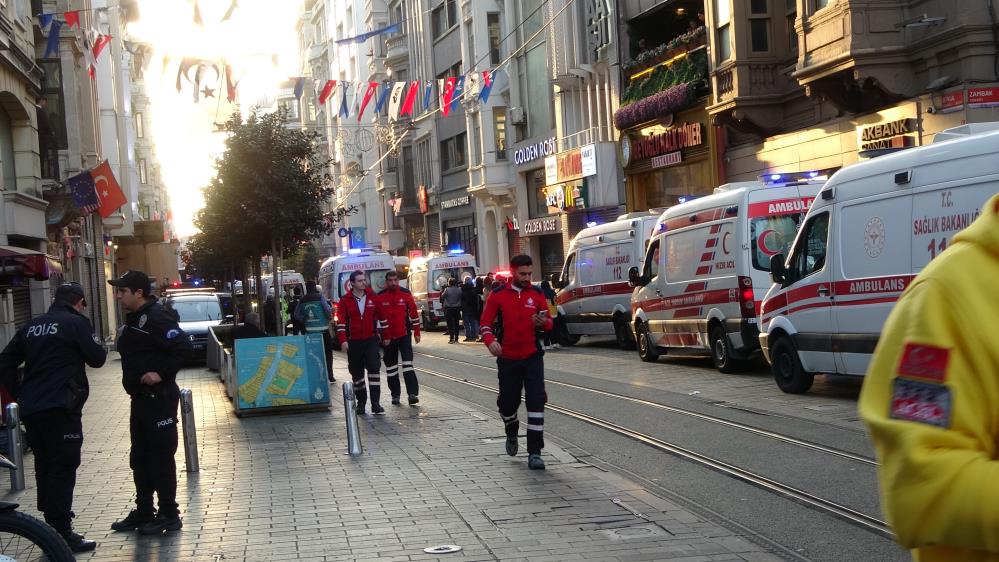 İstanbul Taksim'de patlama