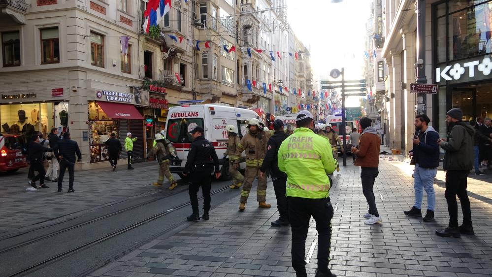 İstanbul Taksim'de patlama