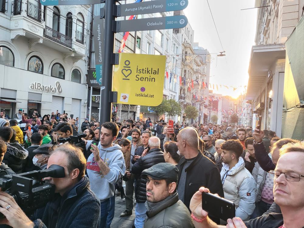 İstanbul Taksim'de patlama