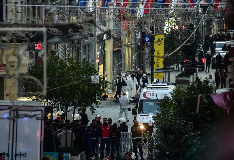 İstanbul Taksim'de patlama