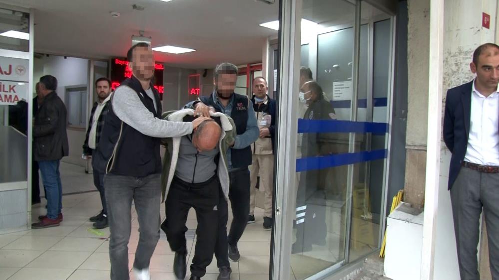 Bombayı bırakan kadın yakalandı