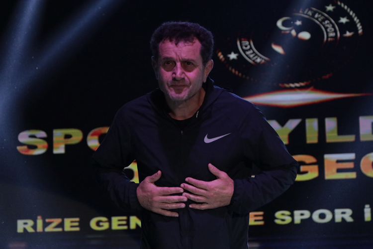 Rize'deki Sporun yıldızları ödül töreni