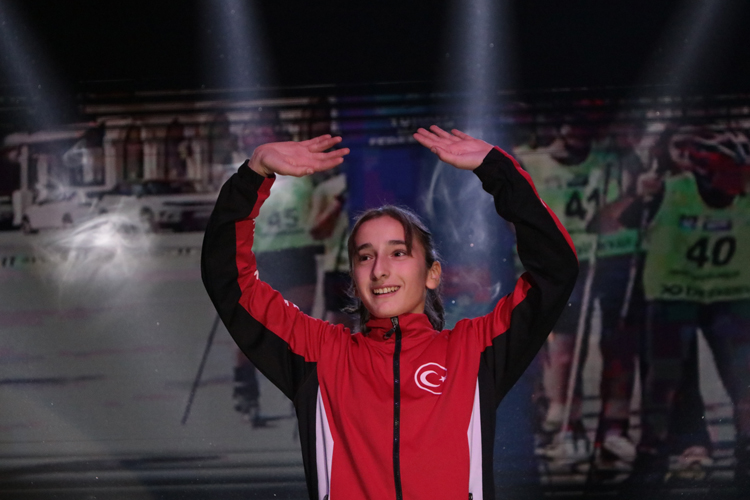 Rize'deki Sporun yıldızları ödül töreni