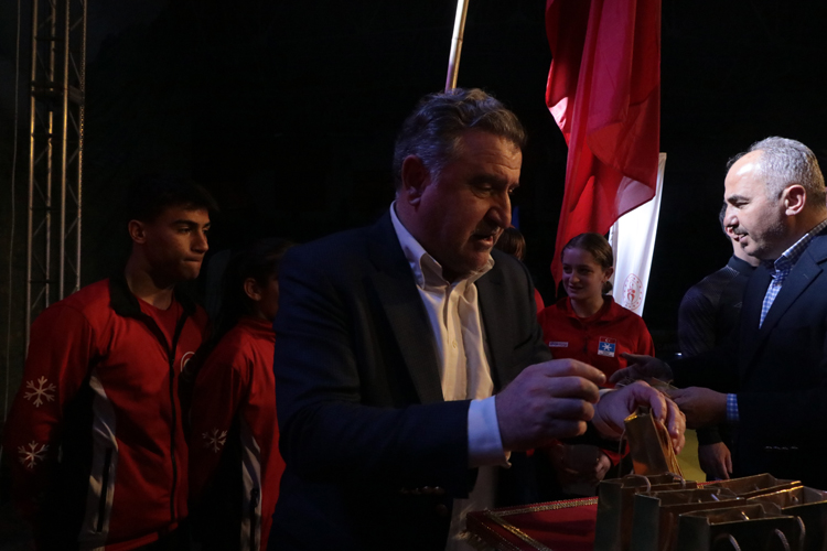 Rize'deki Sporun yıldızları ödül töreni