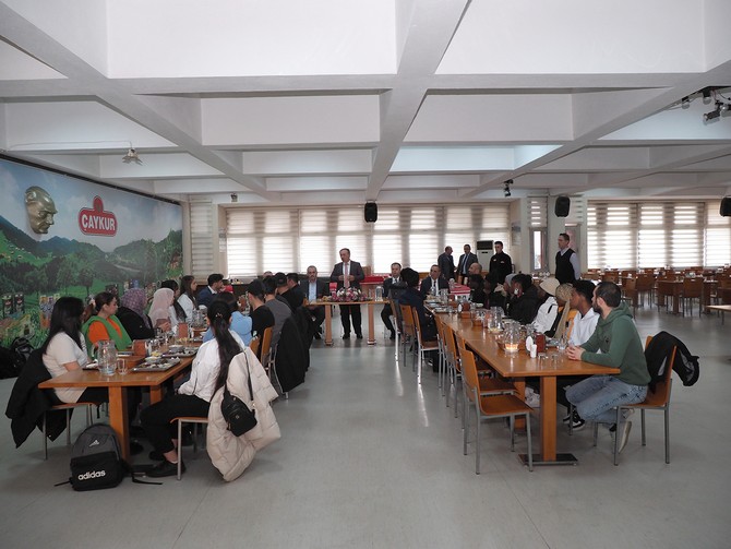 ÇAYKUR, Uluslararası Öğrencileri Ağırladı
