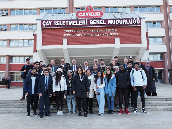 ÇAYKUR, Uluslararası Öğrencileri Ağırladı