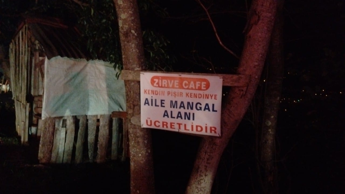 Çay işçilerinin kullandığı barakada yangın çıktı