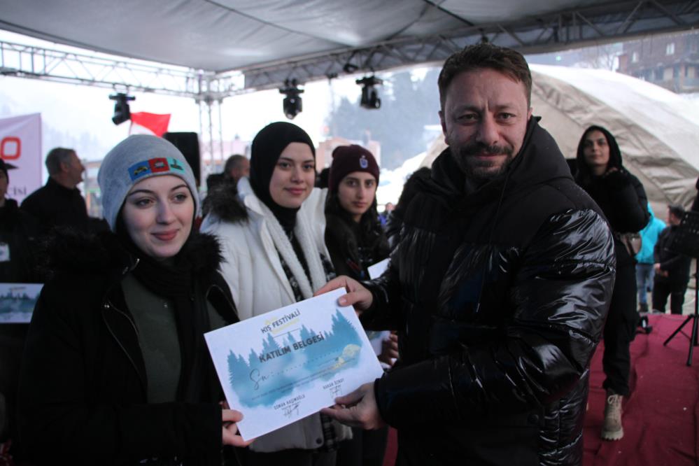 Ayder Kardan Adam Festivali'nin son günü renkli görüntülere sahne oldu