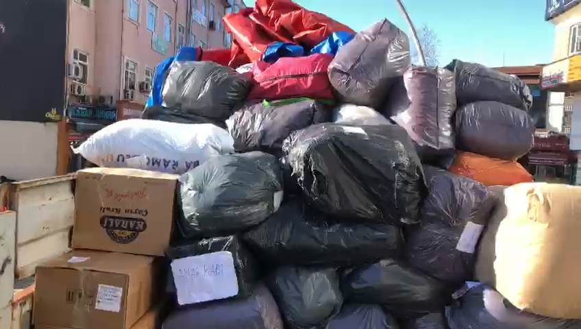 Rize Ülkü Ocakları depremzedeler için seferber oldu