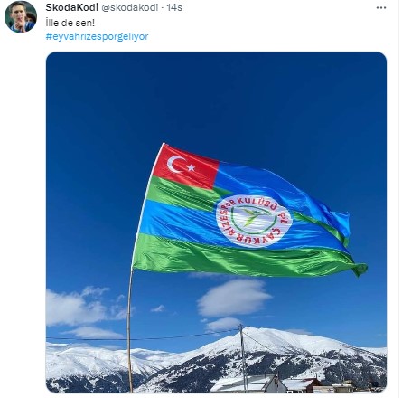 Rizespor taraftarı tekrardan Twitter gündeminde