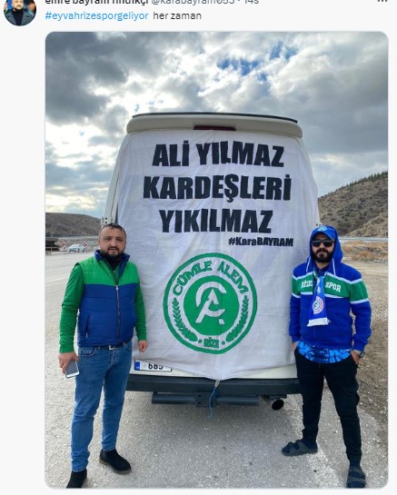 Rizespor taraftarı tekrardan Twitter gündeminde