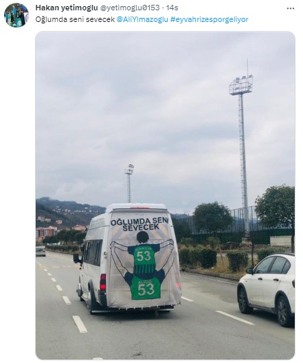 Rizespor taraftarı tekrardan Twitter gündeminde