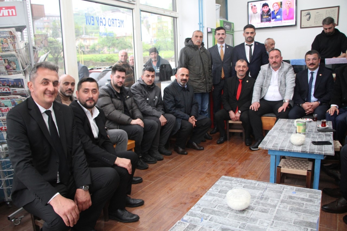 MHP Rize Milletvekili adayları gezilerini sürdürüyor