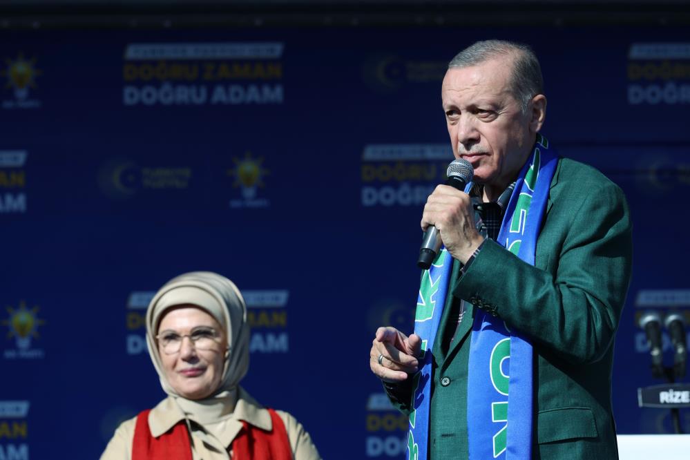 Cumhurbaşkanı Erdoğan Rize'de