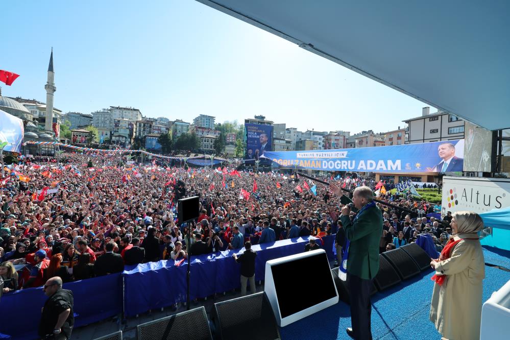 Cumhurbaşkanı Erdoğan Rize'de