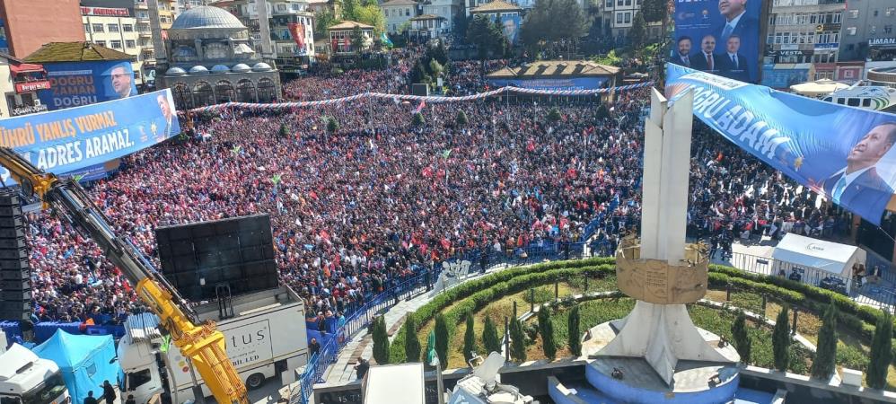 Cumhurbaşkanı Erdoğan Rize'de