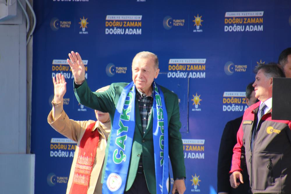 Cumhurbaşkanı Erdoğan Rize'de