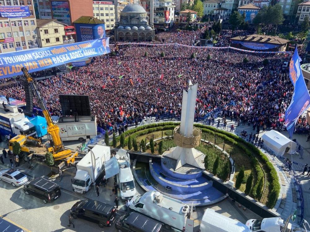 Cumhurbaşkanı Erdoğan Rize'de