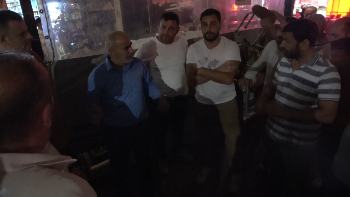 Rize'de dolmuş şoförleri başkanları İsmail Uzunsakal için eylem yaptı