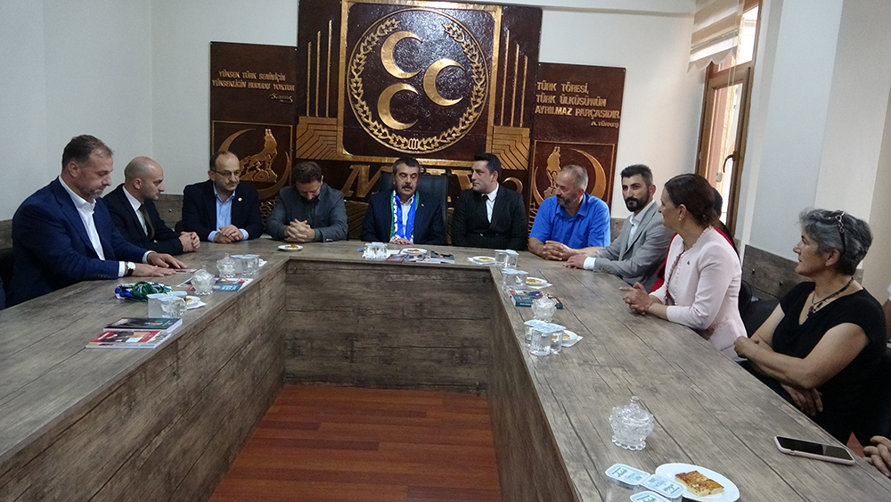 Milli Eğitim Bakanı Yusuf Tekin MHP Rize'ye ziyaret