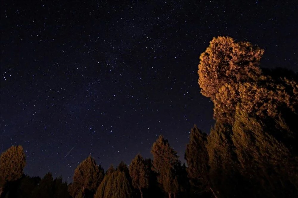Meteor yağmuru tüm Türkiye'de görsel şölen sundu