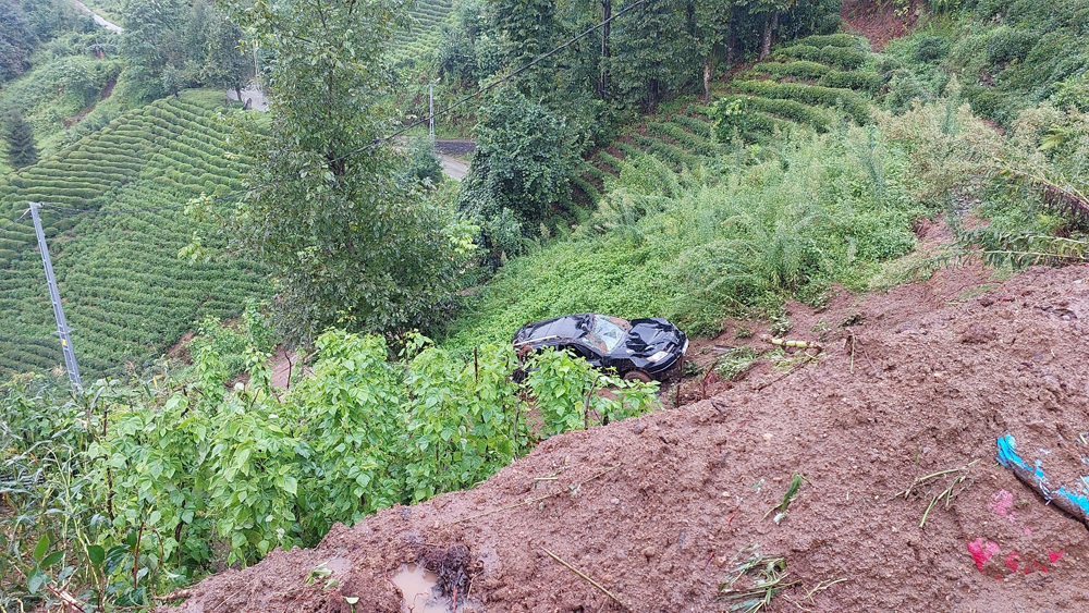 Rize'de şiddetli yağış heyelana neden oldu