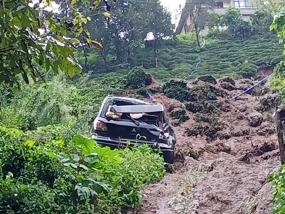 Rize'de şiddetli yağış heyelana neden oldu