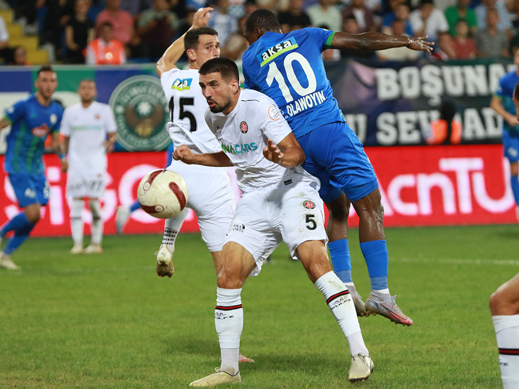 Rizespor Karagümrükspor maçı foto galerisi