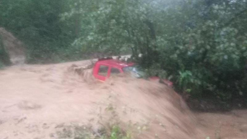 Rize'de şiddetli yağış hayatı olumsuz etkiledi