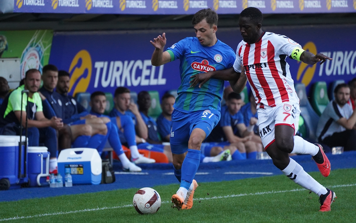 Rizespor - Samsunspor maçı fotoğrafları