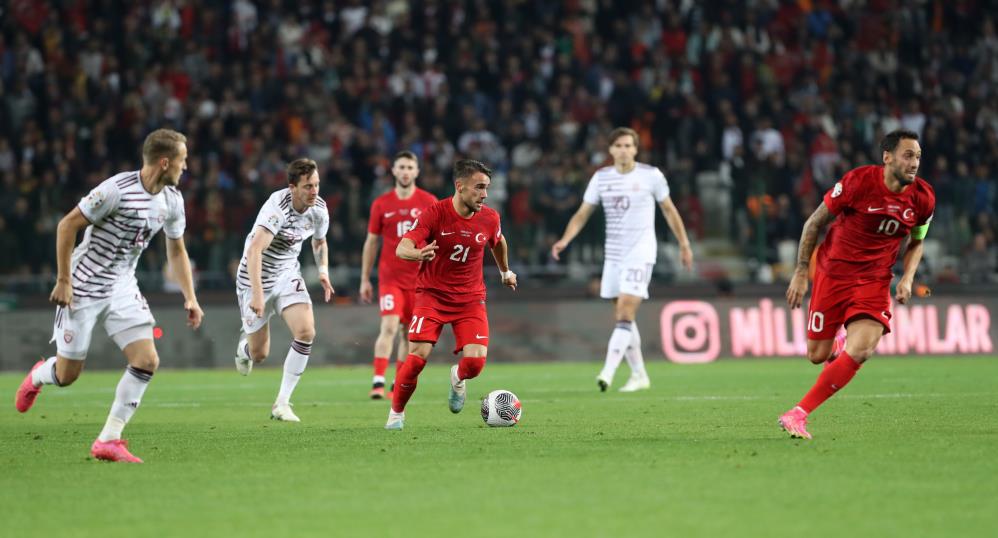 Türkiye - Letonya maçı fotoğrafları