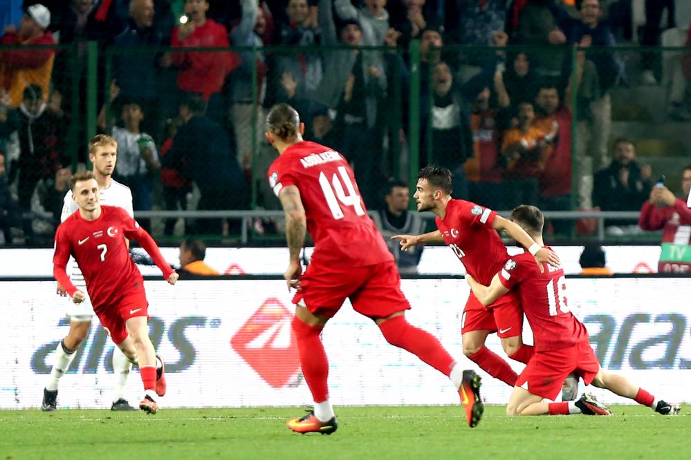 Türkiye - Letonya maçı fotoğrafları