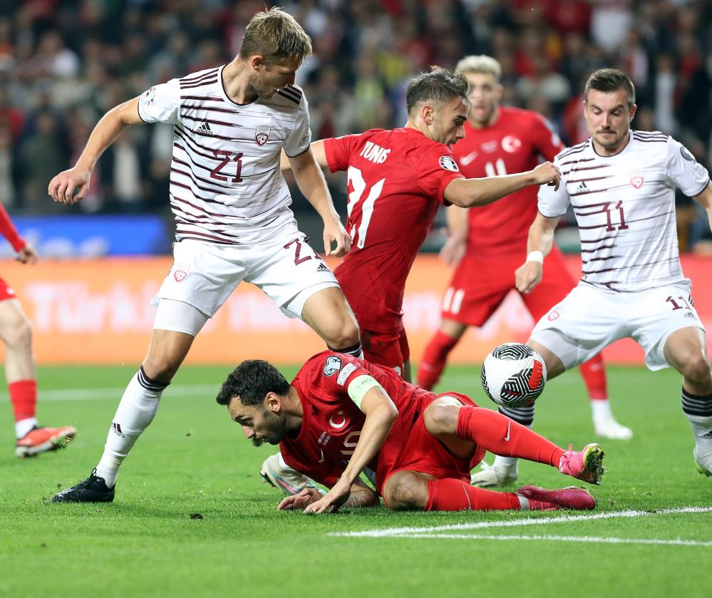 Türkiye - Letonya maçı fotoğrafları