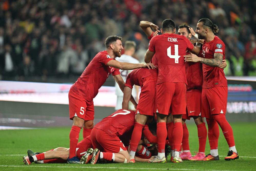 Türkiye - Letonya maçı fotoğrafları