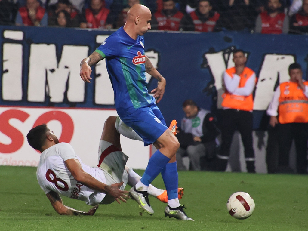 Rizespor - Galatasaray maçı fotoğrafları