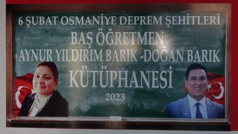Çizdiği resimleri satarak depremde kaybettiği ablası ve eniştesi için kütüphane yaptırdı