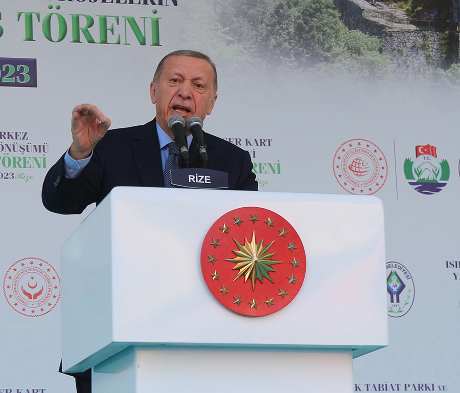 Cumhurbaşkanı Erdoğan Rize'de