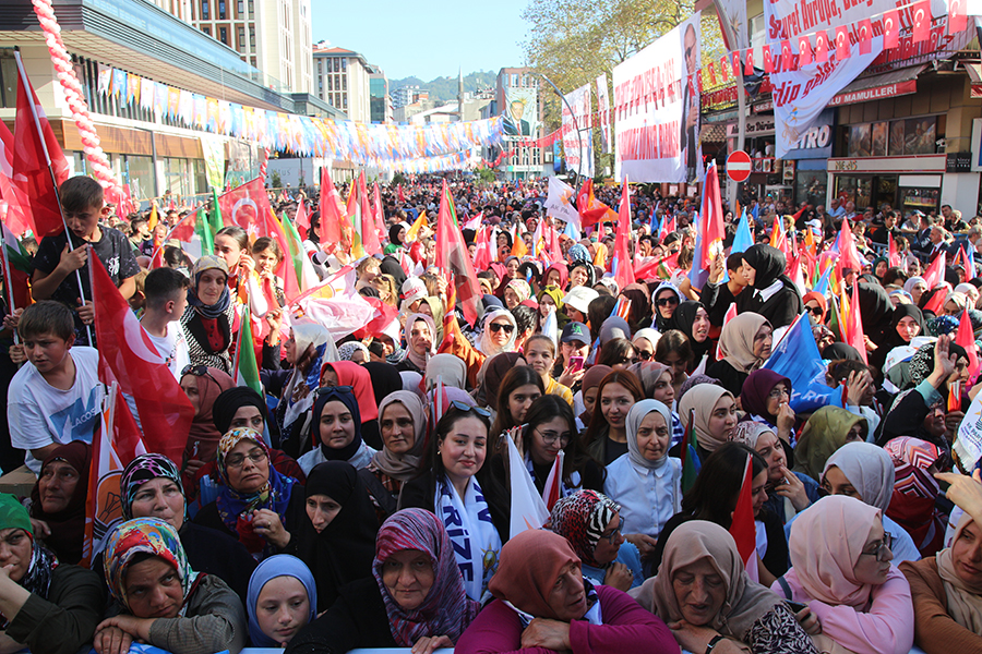 Cumhurbaşkanı Erdoğan Rize'de