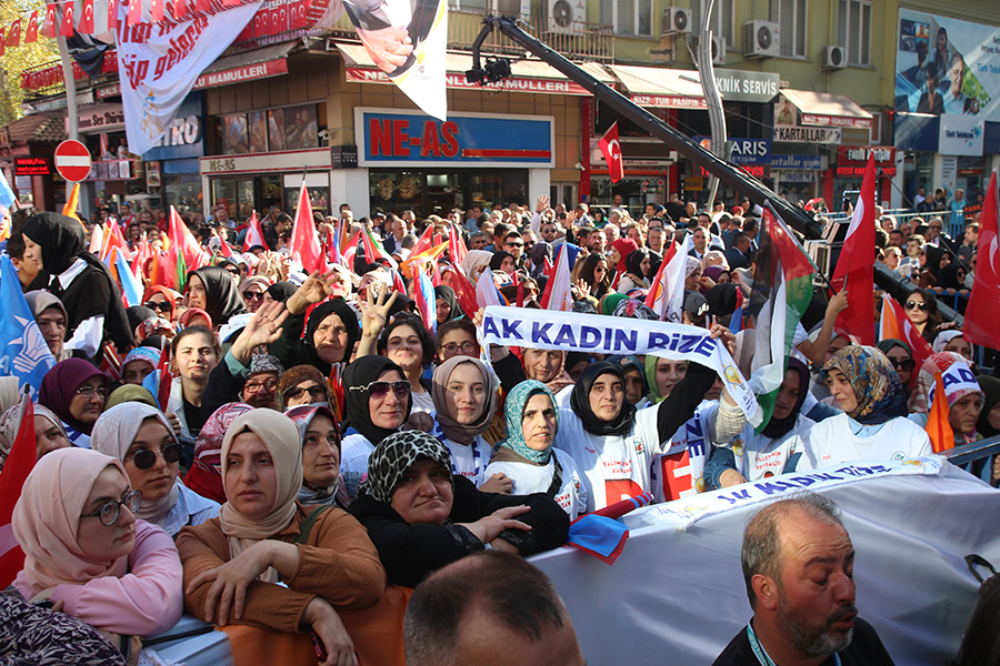 Cumhurbaşkanı Erdoğan Rize'de