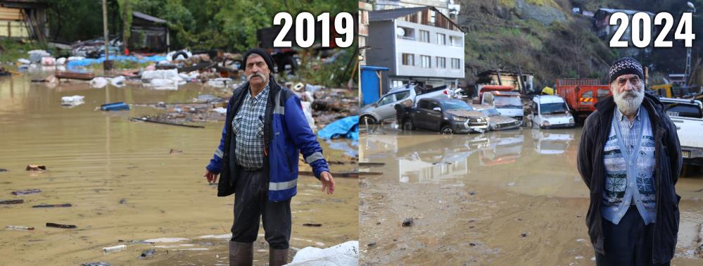 Artvin Borçka'da 4 yıl sonra yine aynı sel manzarası!