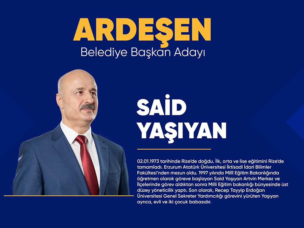 AK Parti Rize Adaylarını Tanıttı