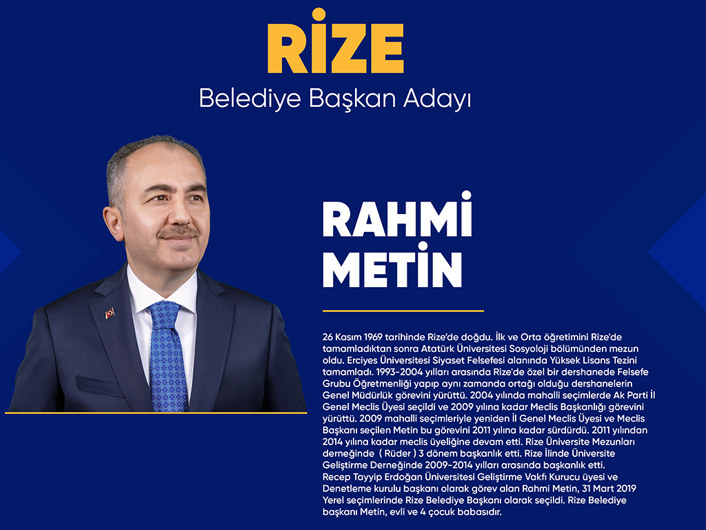 AK Parti Rize Adaylarını Tanıttı