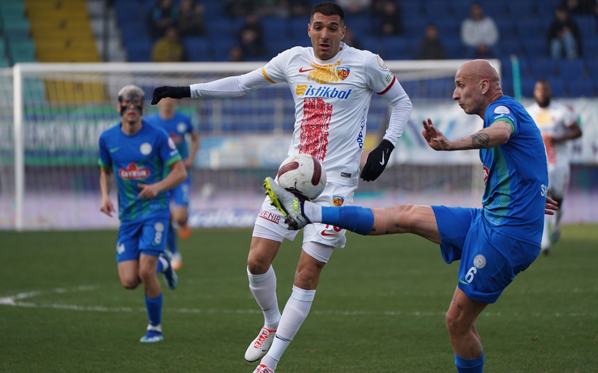 Rizespor - Kayserispor maçı