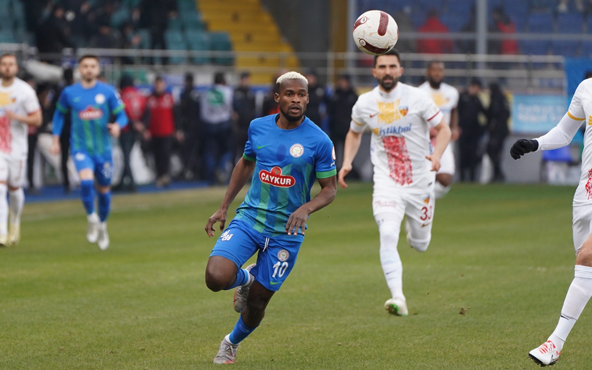 Rizespor - Kayserispor maçı