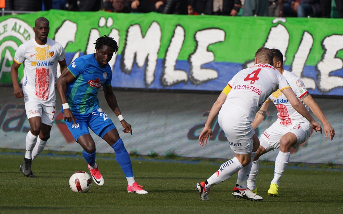Rizespor - Kayserispor maçı