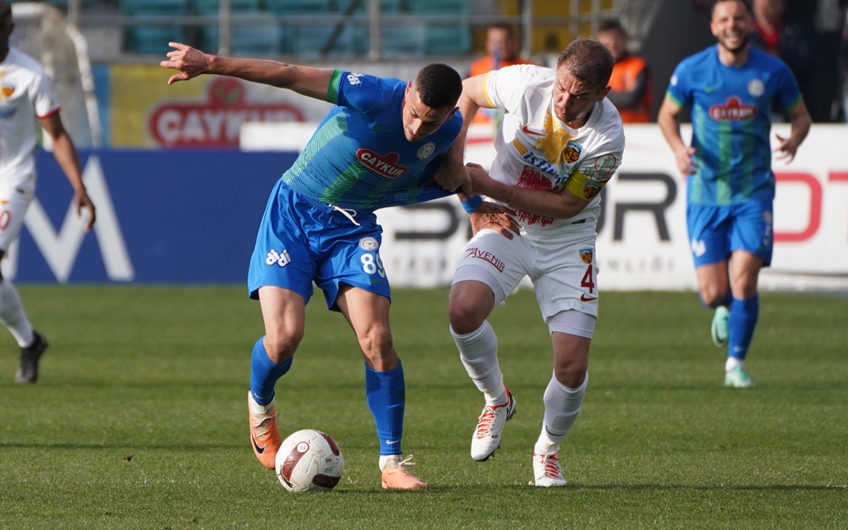 Rizespor - Kayserispor maçı