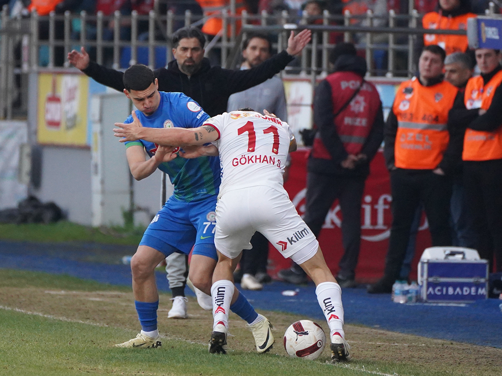 Rizespor - Kayserispor maçı