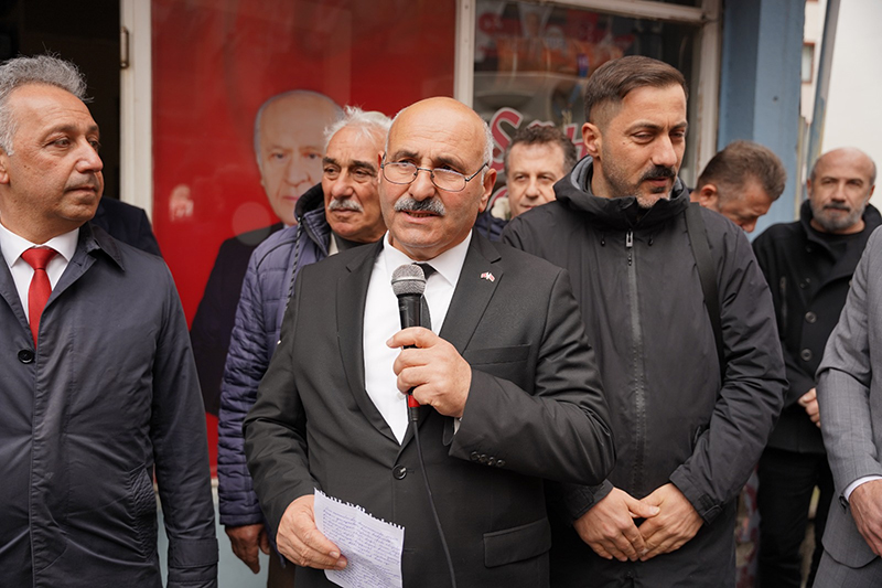 MHP Derepazarı'nda boy gösterdi